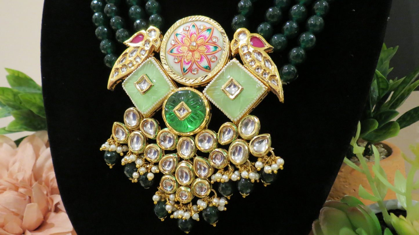 Collar largo con cuentas