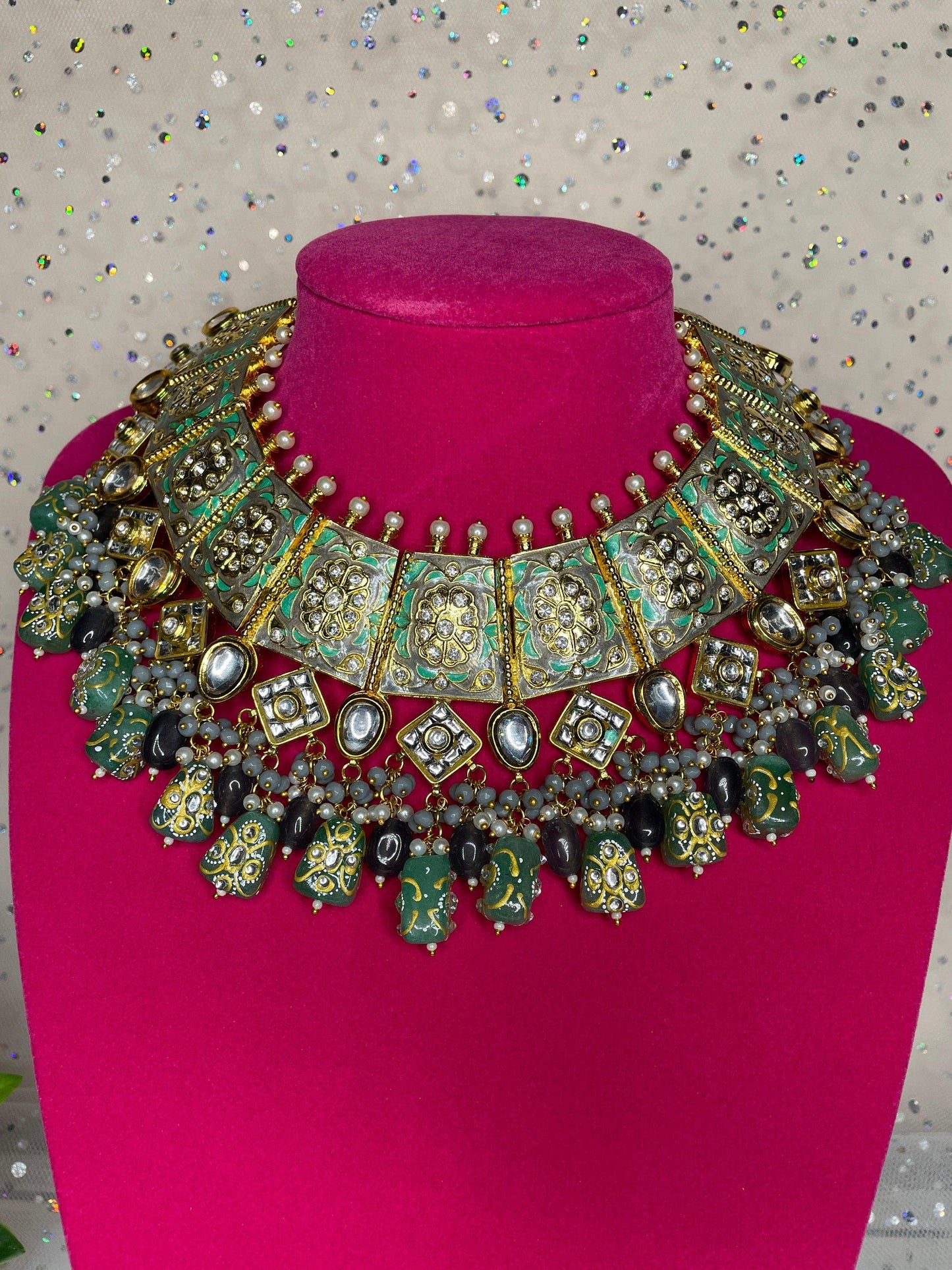 Sabyasachi Collection Meenakari Choker