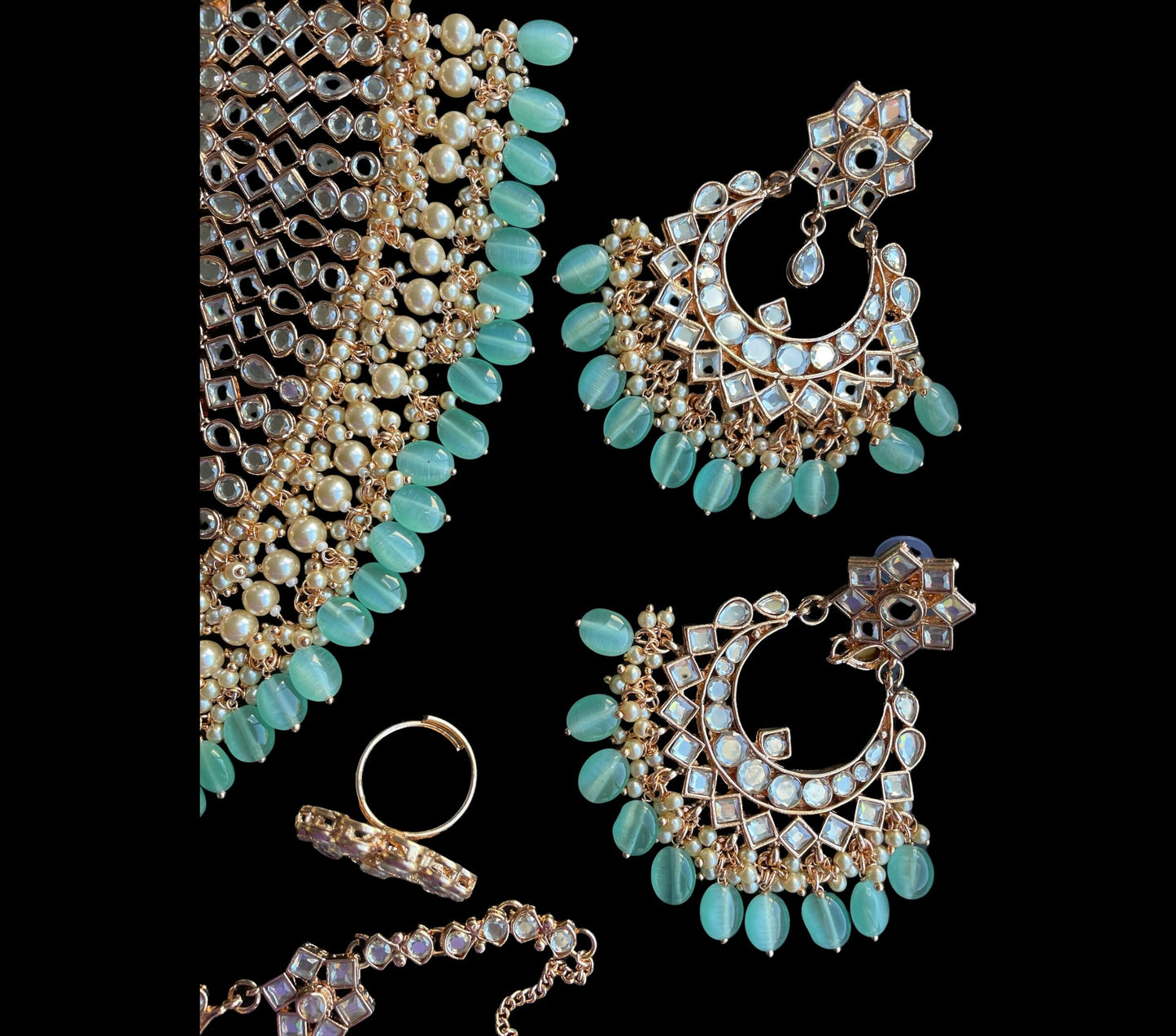 Pachi Kundan Royal Sabya Choker