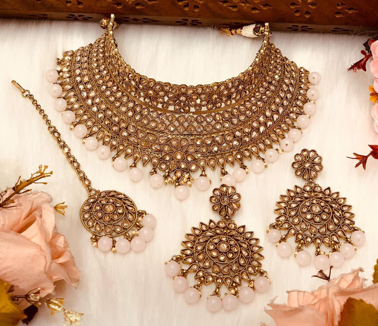 Conjunto de novia Bronce Oro