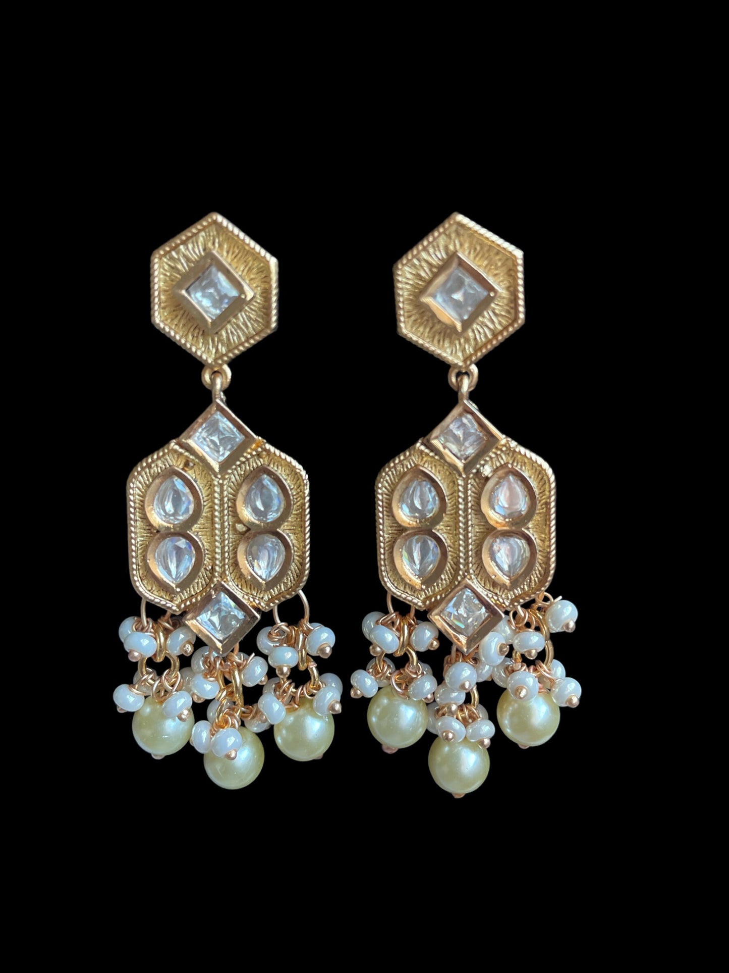 kundan gold set