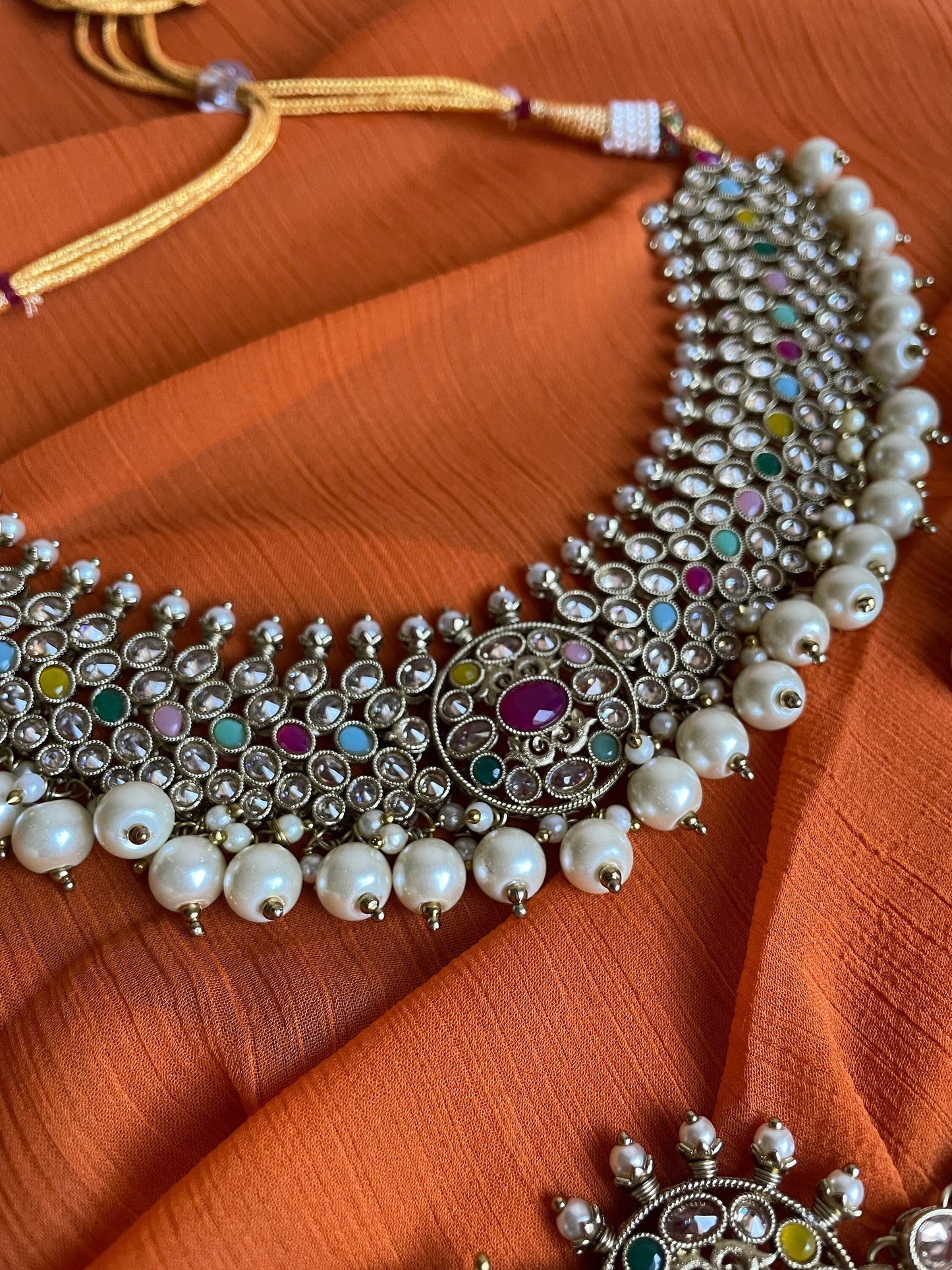 Indian Bridal multi polki Necklace