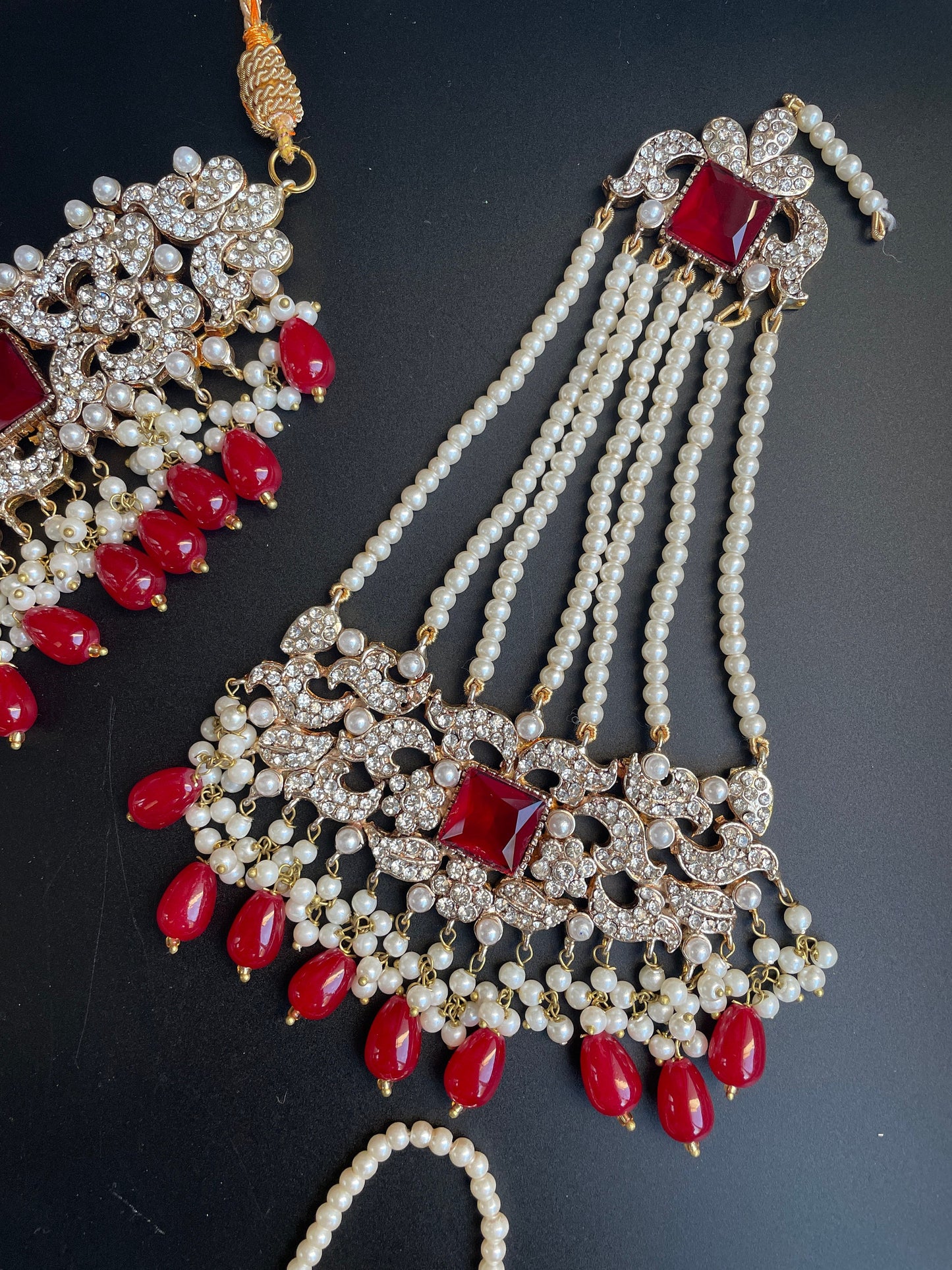 Semi Bridal Ruby Choker