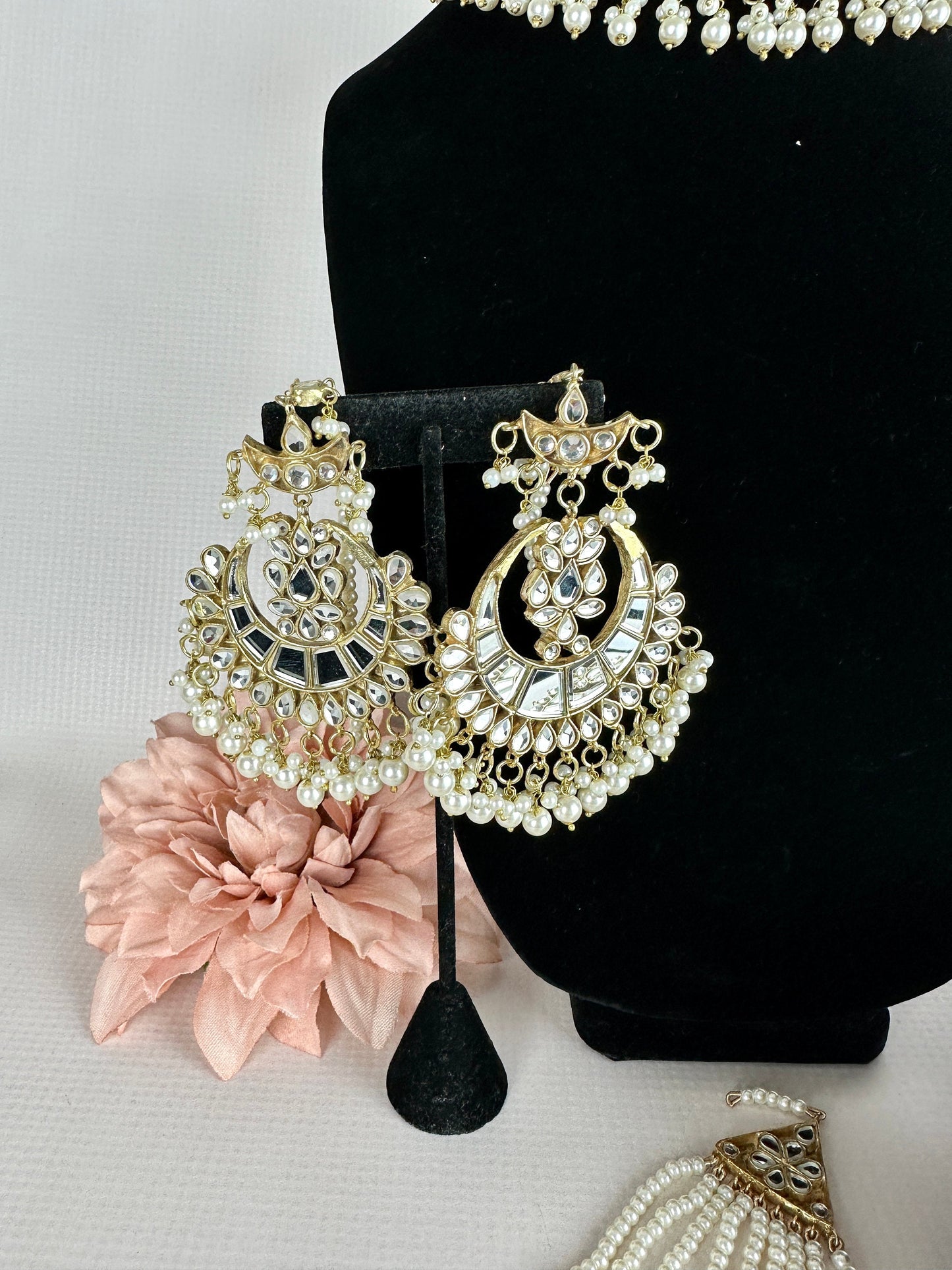 Mirror Indian Choker Necklace