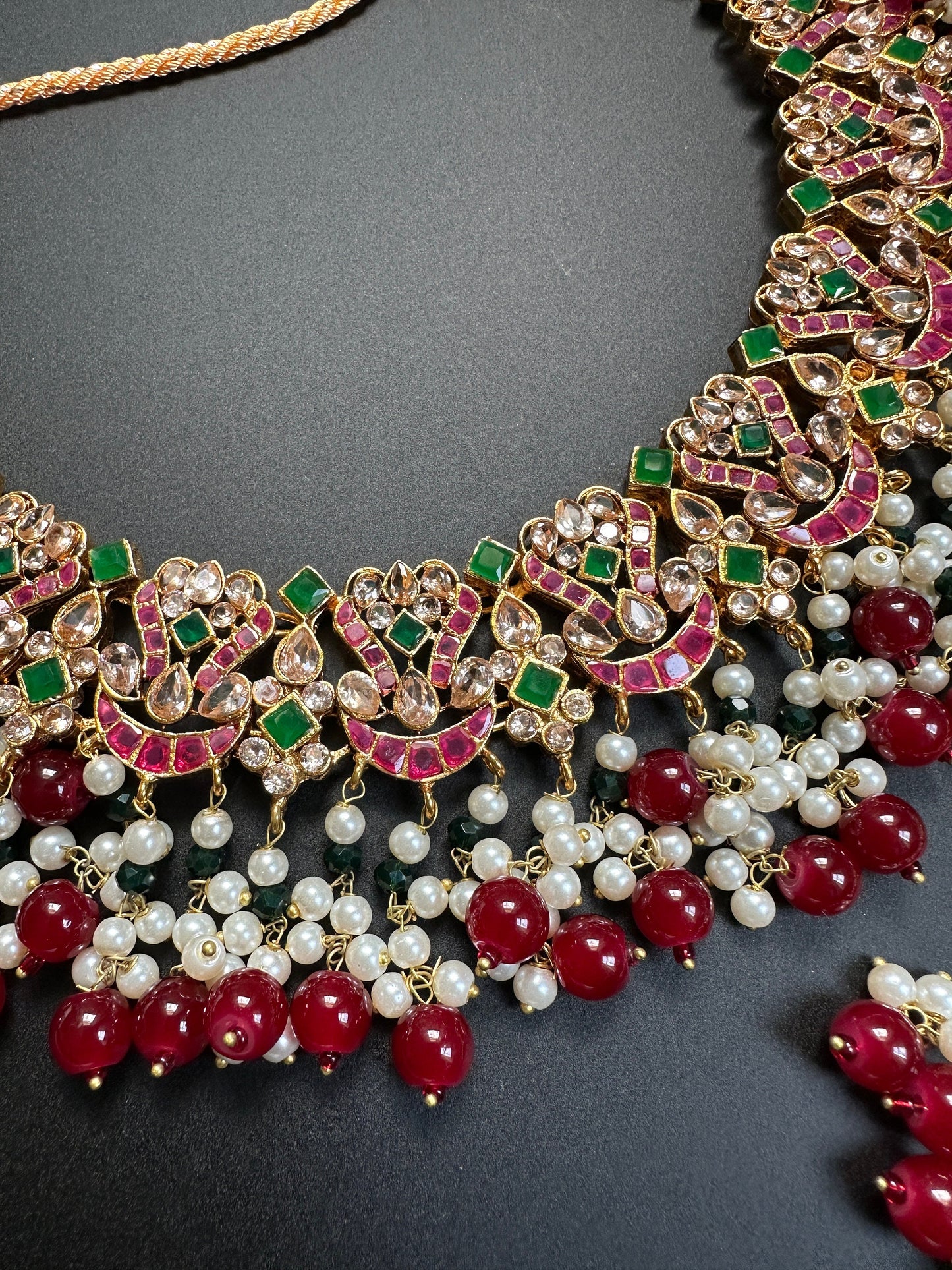 Red Layer Bridal Set