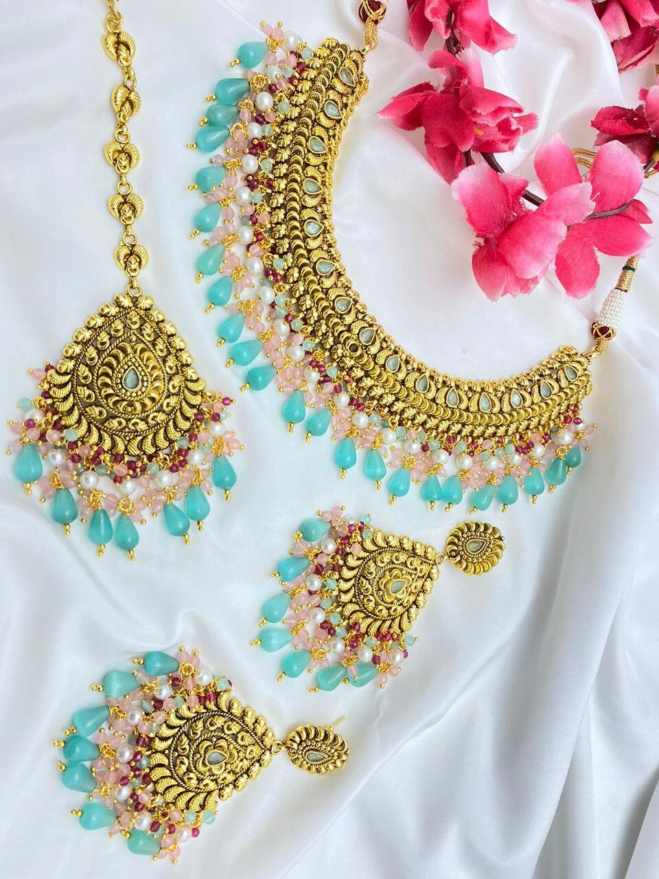 Gargantilla India Tikka Oro 22k