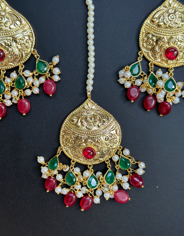 Conjunto Ruhani Punjabi Tikka en oro