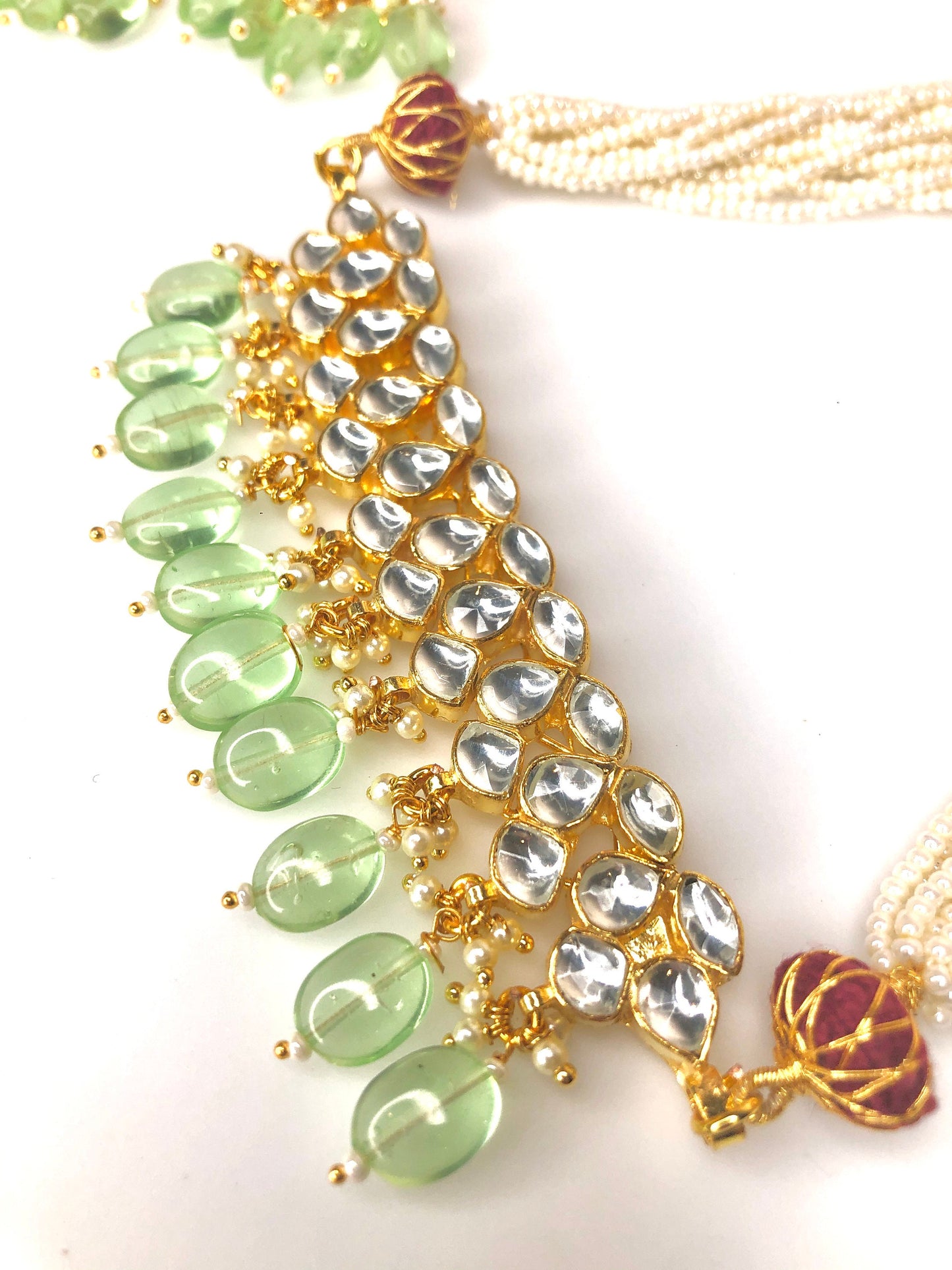 Pachi kundan green choker/Indian Simple choker/Kundan Jewelry/Sangeet jewelry/pachi kundan set/Nikah Jewelry/Polki Set/Punjabi Jewelry