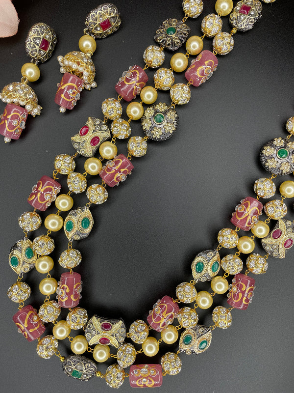 Layer Precious Stone Necklace
