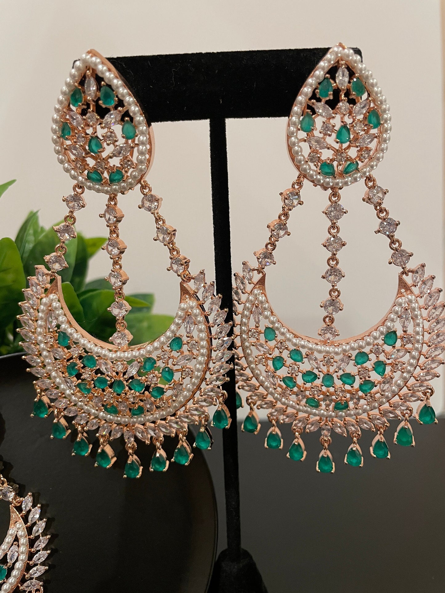 AD Tikka set - Pink/Green