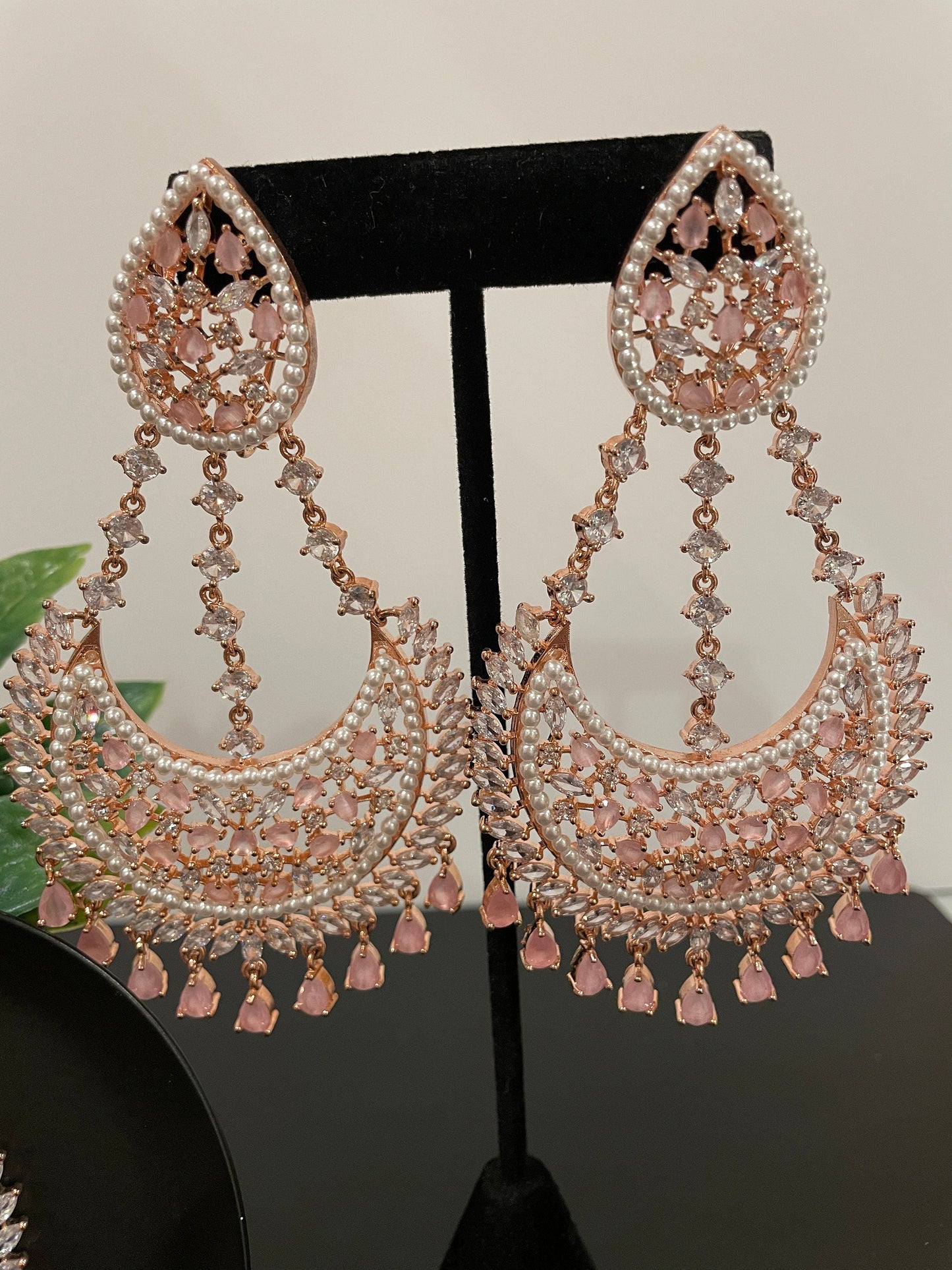 AD Tikka set - Pink/Green