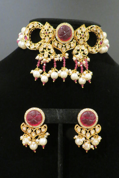 Sabyasachi Uncut Polki Choker Set