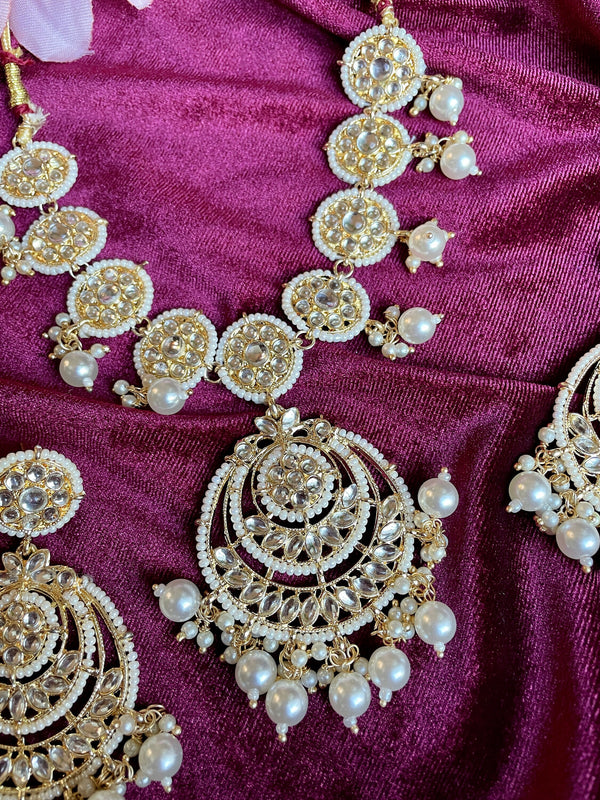 Collar rojo nupcial indio/Joyería nupcial paquistaní/Nikkah jhumka tikka/gargantilla verde kundan/joyería walima/joyería simple de boda india