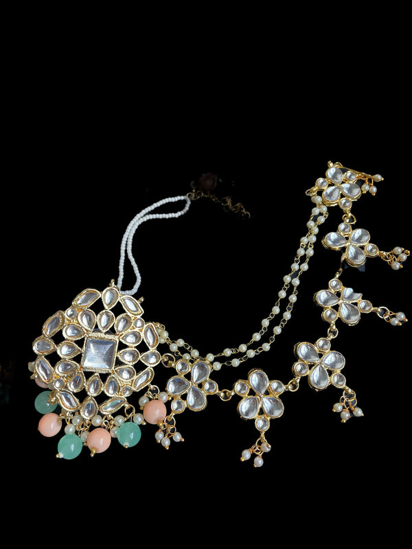 Sabyasachi necklace/Pakistani Set/Kundan Pearl set/Nikah Valima jewelry/Gold Indian choker/Nikah Valima necklace/Indian Wedding Jewelry