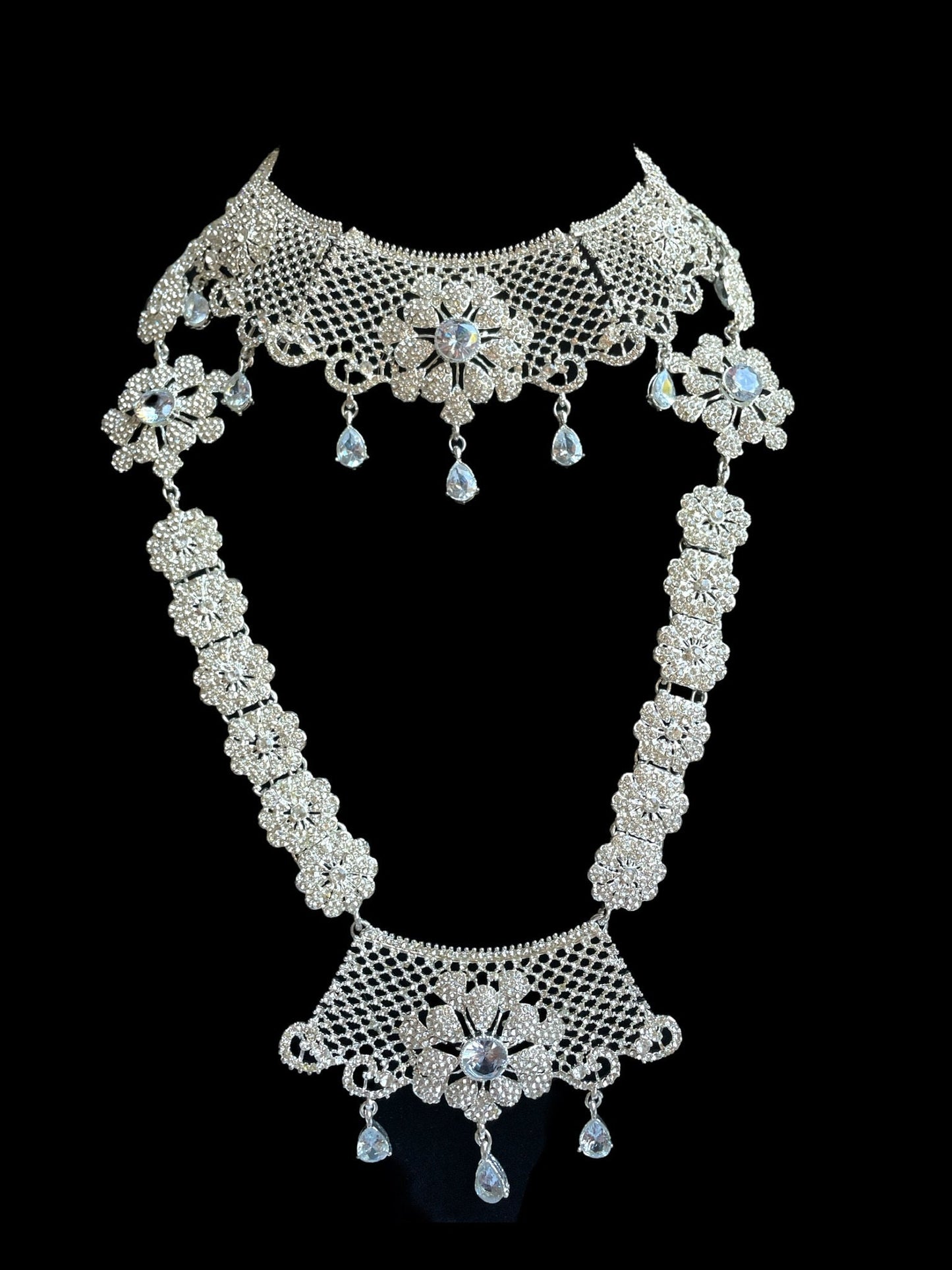 Indian layer wedding choker/Sabyasachi Indian Jewelry/Kundan necklace set/Pakistani wedding necklace/complete polki bridal set/nikkah walima