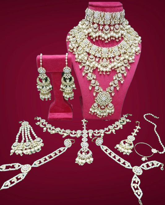 Rose Gold Full Bridal Set  MerakeJewelry
