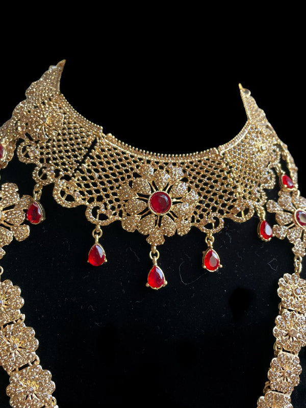 Indian layer wedding choker/Sabyasachi Indian Jewelry/Kundan necklace set/Pakistani wedding necklace/complete polki bridal set/nikkah walima