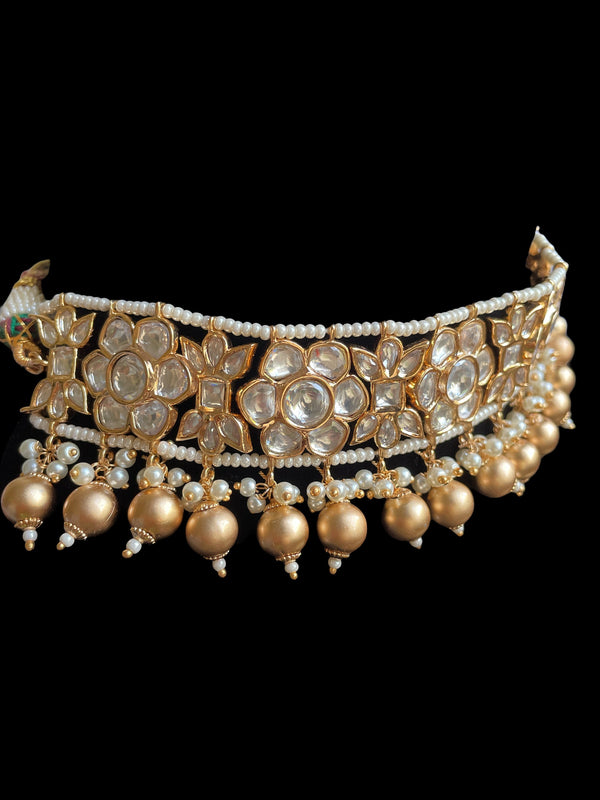 Kundan Bridal Choker with Jhumka