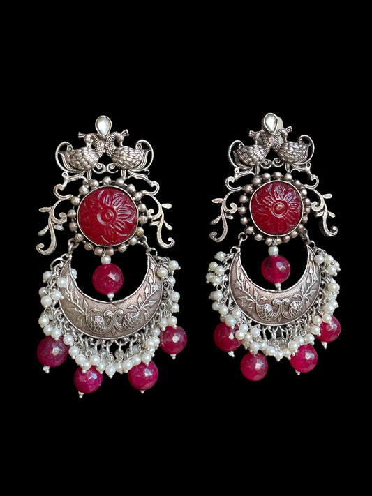 Antique Silver Earrings  MerakeJewelry