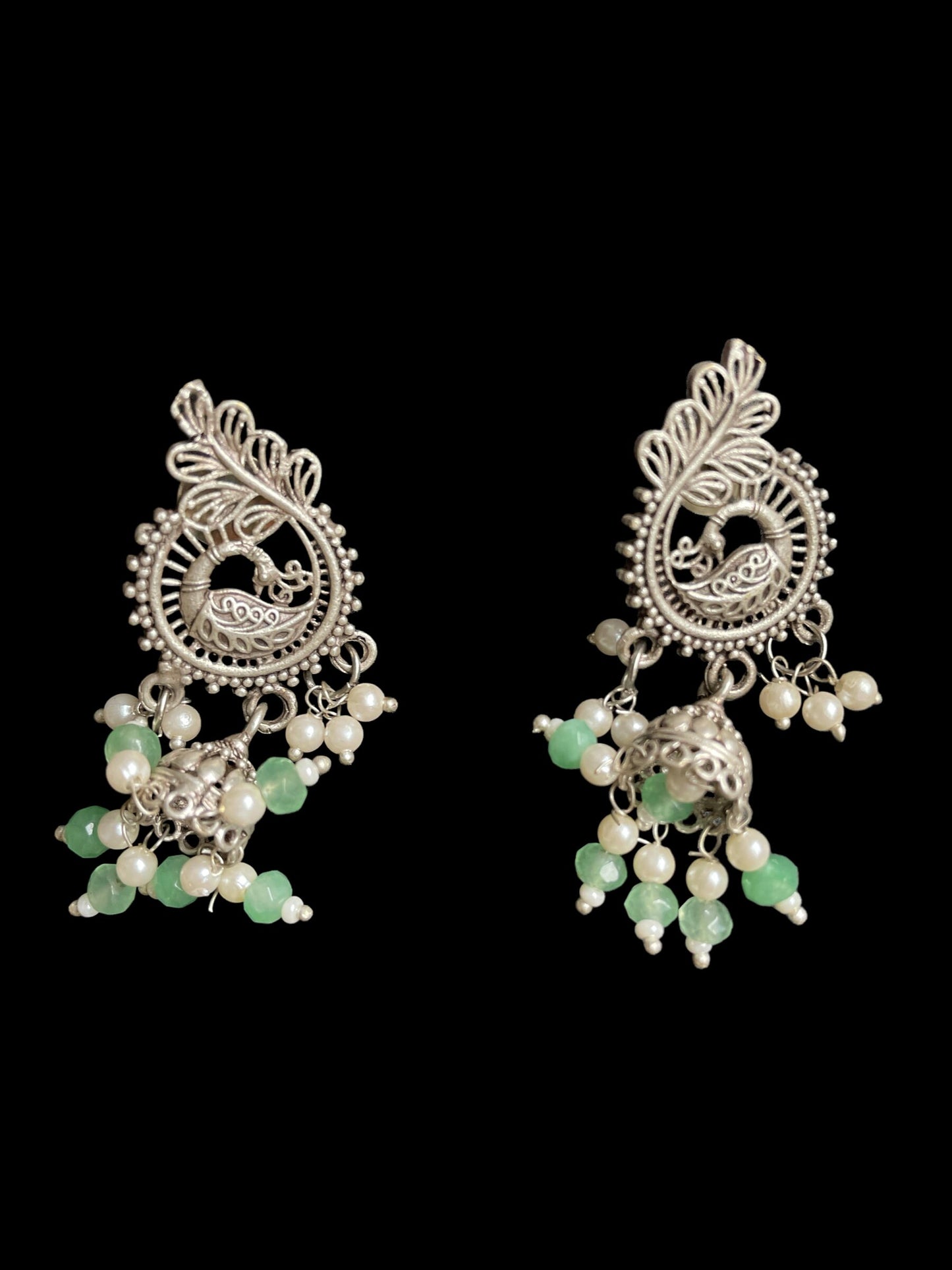 Indian silver navratri set/Silver kundan Set/oxidized silver choker/modern Indian choker/Indian silver Jewelry/Sabyasachi necklace/antique