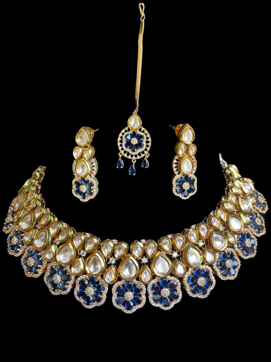 Gargantilla Moissainite Kundan  MerakeJewelry