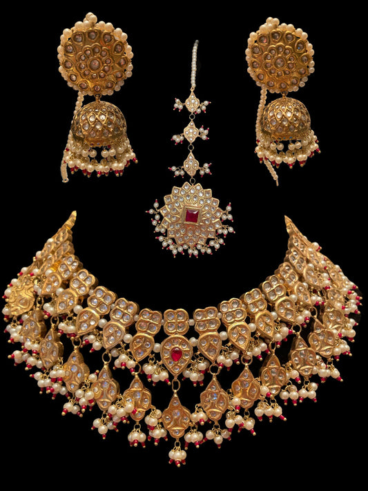 Gargantilla nupcial Thapa Kundan  MerakeJewelry