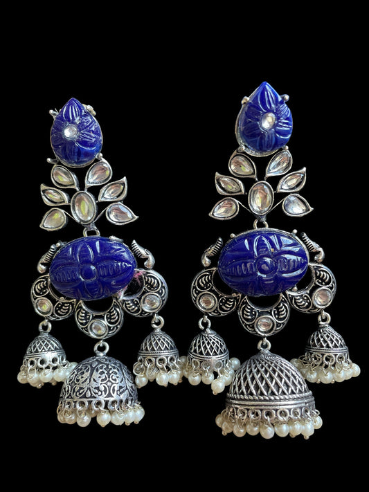 Silver Festive Jhumka  MerakeJewelry