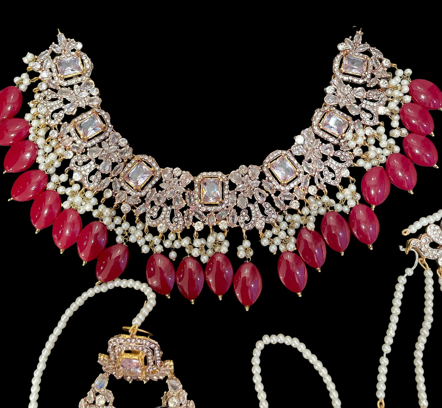 Walima Ruby Diamond Choker