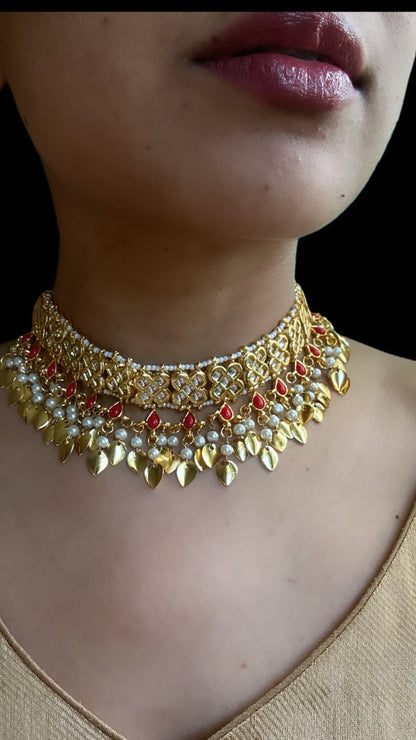 Pipal patti Necklace Set