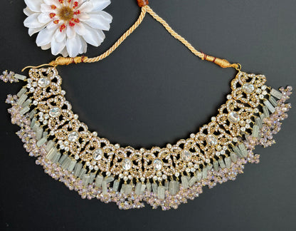 Double choker necklace with passa