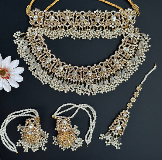 Bridal Choker with Passa  MerakeJewelry